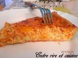 Quiche céleri / carottes à l'ail et fines herbes et mimolette