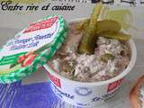 Rillettes de thon au fromage fouetté Madame Loïk® et Cornichons