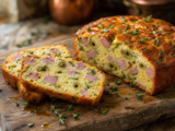 Cake aux olives et saucisses de Strasbourg