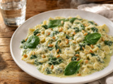 Farfalles sauce épinards et gorgonzola
