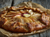 Galette de pommes sur gelée de groseilles