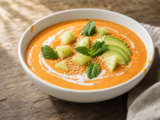 Gaspacho melon coco avocat