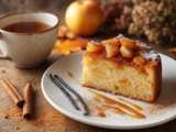 Gâteau au yaourt vanille et pomme