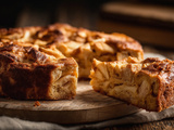 Gâteau aux pommes façon pain perdu