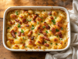 Gratin de gnocchis aux lardons