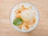 Mousse litchi coco