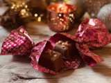 Papillotes en chocolat de Noël maison (ganache praliné noisette)