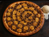 Pizza sucrée chocolat banane
