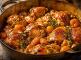 Poulet aux abricots et au miel