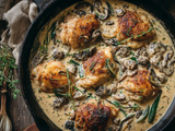 Poulet aux morilles