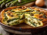 Quiche aux asperges sans pâte