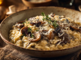 Risotto aux champignons des bois