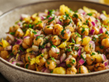 Salade de pois chiches au citron confit
