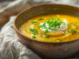 Soupe de courge et citron vert