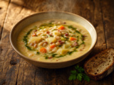 Soupe lorraine aux haricots coco