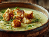 Soupe poireaux pommes de terre