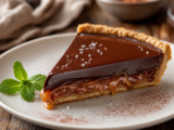 Tarte caramel et chocolat