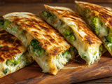 Tortillas chou romanesco cheddar