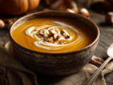 Velouté de potimarron aux noisettes