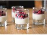 Petites panna cotta aux fruits rouges de fin d’été