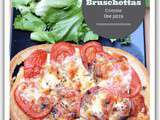 Bruschettas comme une pizza