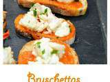 Bruschettas tartare de daurade (partenariat Sacla)