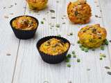 Cake petits pois feta et curcuma