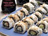 California rolls concombre et saumon