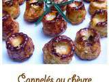 Cannelés au chèvre et au romarin