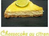 Cheesecake au citron et lemon curd