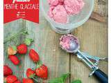 Glace italienne à la fraise et menthe glaciale