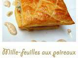 Mille-feuilles aux poireaux et aux lardons