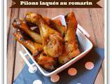 Pilons laqués au romarin