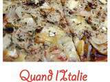 Pizza  quand l'Italie rencontre la normandie  partenariat  Tentation 