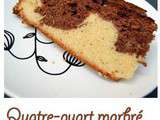 Quatre-quart marbré au nutella