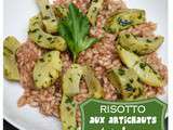 Risotto d'asticots aux artichauts (poisson d'avril !!!)