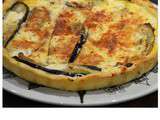 Tarte chèvre aubergine