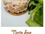 Tarte fine à l'émietté de rouget