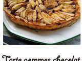 Tarte pommes chocolat