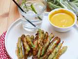 Tempura de haricots verts