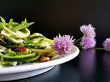 Salade de courgettes au citron, herbes et graines (Régalades en cascade #2)