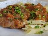 Osso bucco a la milanaise a la gremolata