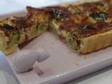 Tarte aux brocolis & lardons