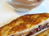 Croque Monsieur Caramel-Banane-Chocolat