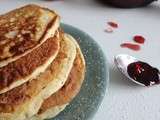 Pancakes au lait fermenté pour matin de chandeleur