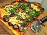 Pizza aux courgettes