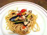 Spaghettis aux fruits de mer