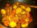 Tajine de boeuf aux légumes