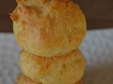 Gougères au gruyère et parmesan