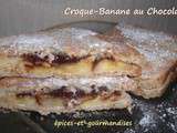 Croque-banane au chocolat